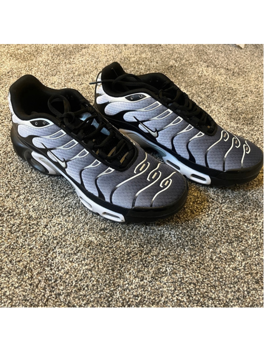 Nike Air Max Plus TN 'Black Metallic Silver' US 9.5